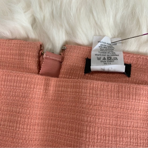 J CREW CORAL PINK COTTON MINI SKIRT CASUAL COCKTAIL SKIRT - Picture 8 of 13